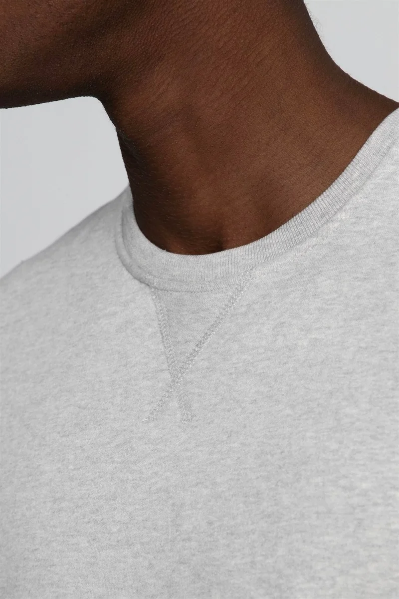 تودورس Cotton Crew Neck Basic Unisex Sweatshirt -