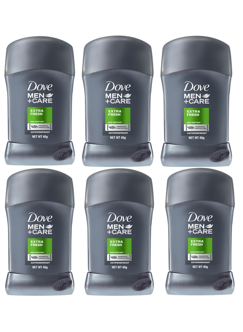 دوف مزيل العرق اكسترا فريش كومفورت المضاد للتعرق 40 جم (عبوة من 6 قطع) - Image 1