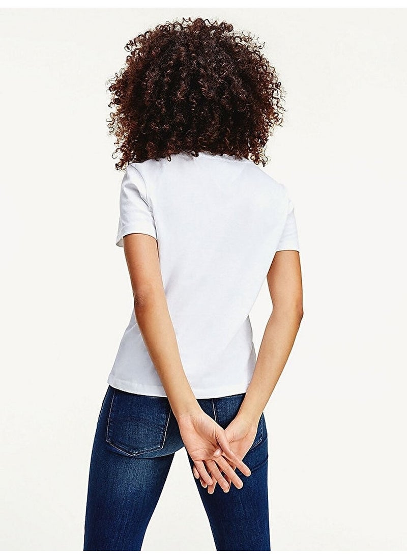 TOMMY HILFIGER - Women's T-Shirt DW0DW09198-YBR - Image 1