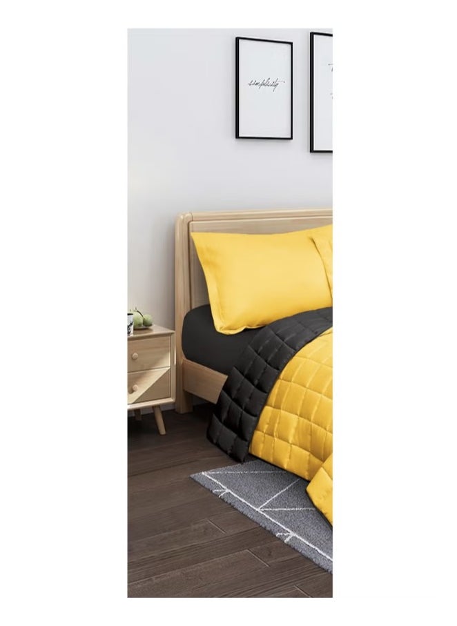 Red Rose Summer hotel double bed sheet to add elegance to your room decor, made of microfiber, size 240*260 cm, 6 pieces  - Image 2