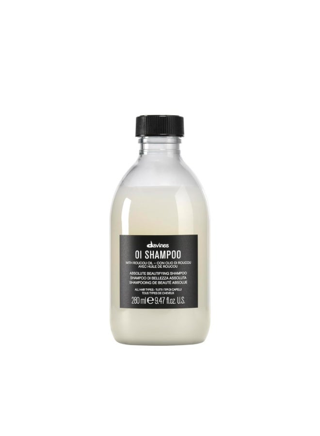 Davines OI Nourishing Shampoo for All Hair Types, Adds Silky-Smooth Shine & Volume, Softens And Restores Chemically Treated Hair - Image 1