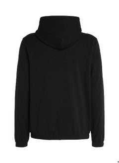 CALVIN KLEIN Calvin Klein Men's Hoody - Long Sleeves - Sportswear - Cotton Sweatshirt, Black  - Image 5