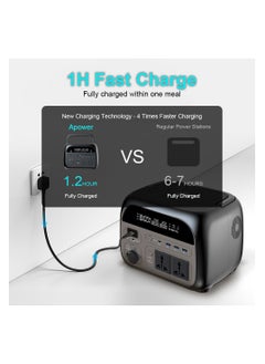 Generic 500w Portable Power Station Camping Equipment Lifepo4 Battery 220V Outlets Power Bank Wireless Function Backup Energy Storage  - Image 2