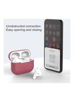 NIBEMINENT Silicone Wireless Earphone Protective Case Cover Without Buckle For AirPods Pro 3 White  - Image 4