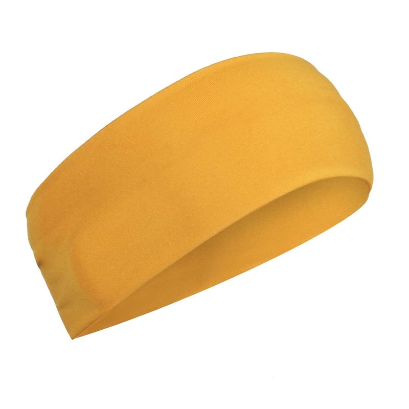 BISMAADH Workout Headband for Men and Women Wide, Moisture Wicking and Non-Slip Exercise - Image 1
