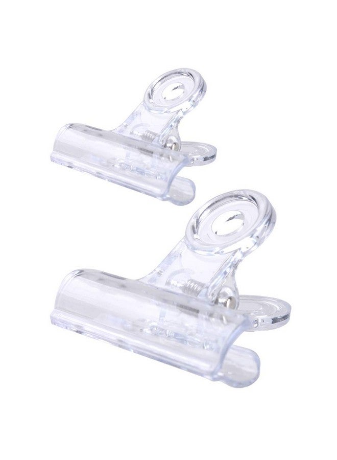 Z ZICOME 30 Pack Plastic Clear Clips Clamps, 1-1/2 Inch Width And 2 Inch Width - Image 1