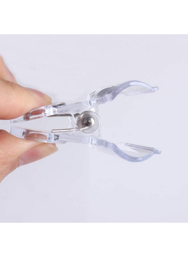 Z ZICOME 30 Pack Plastic Clear Clips Clamps, 1-1/2 Inch Width And 2 Inch Width - Image 3