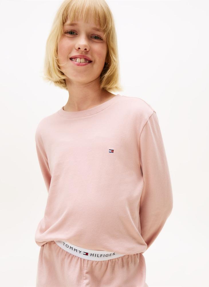 TOMMY HILFIGER kids crew neck t-shirt and pant set - Image 4