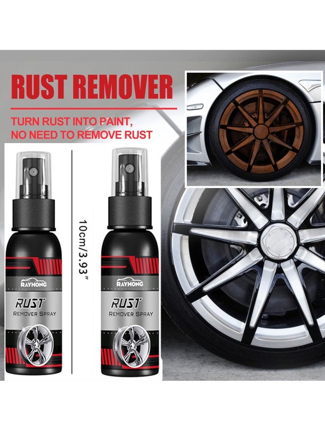 RAYHONG Rust Remover Spray for Car Wheel Hubs, Rust Cleaning and Brightening Agent for Car Paint, Rust Removal Conversion Agent - Image 1