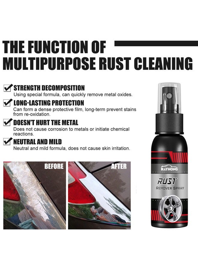 RAYHONG Rust Remover Spray for Car Wheel Hubs, Rust Cleaning and Brightening Agent for Car Paint, Rust Removal Conversion Agent - Image 3