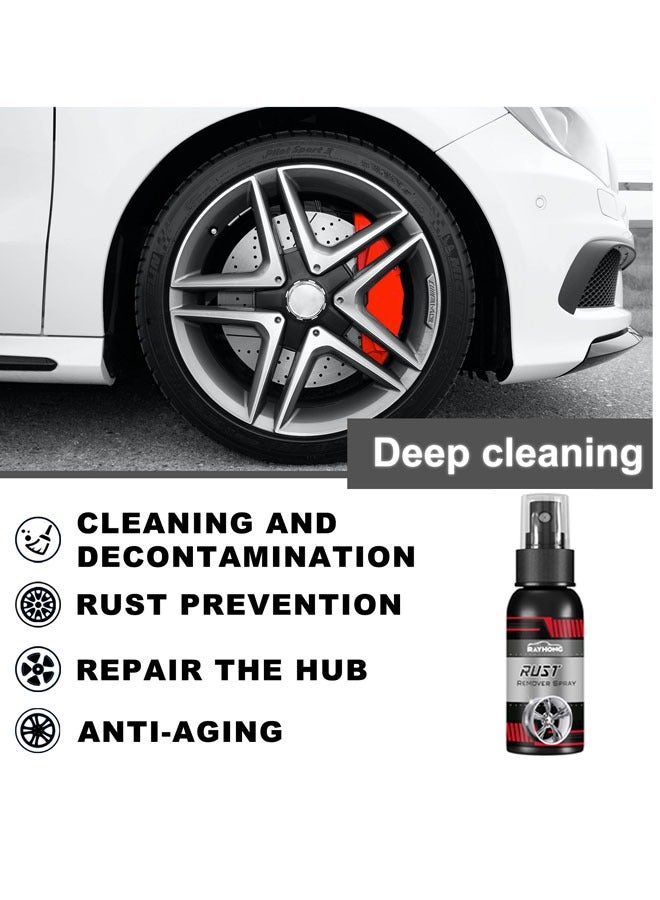 RAYHONG Rust Remover Spray for Car Wheel Hubs, Rust Cleaning and Brightening Agent for Car Paint, Rust Removal Conversion Agent - Image 2
