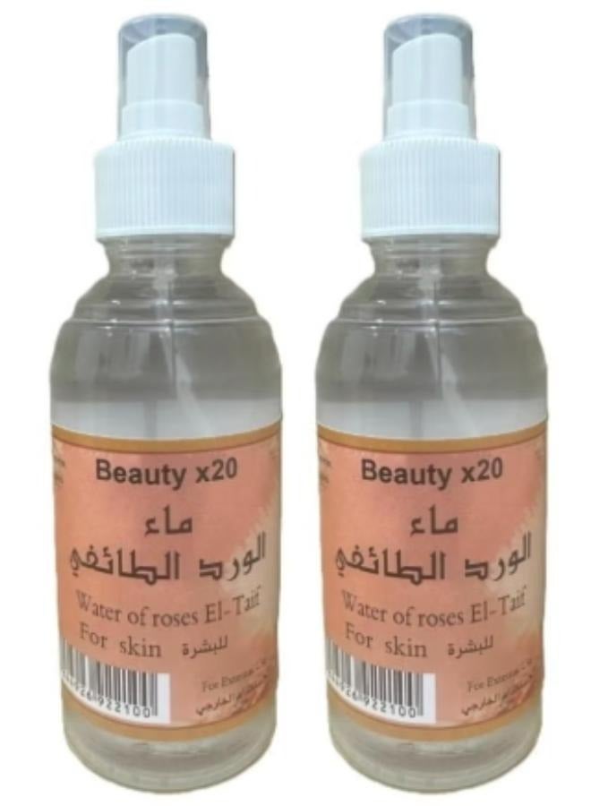 بيوتي 2.0 قطعتين من ماء الورد الطائفي 200 مل - Image 1