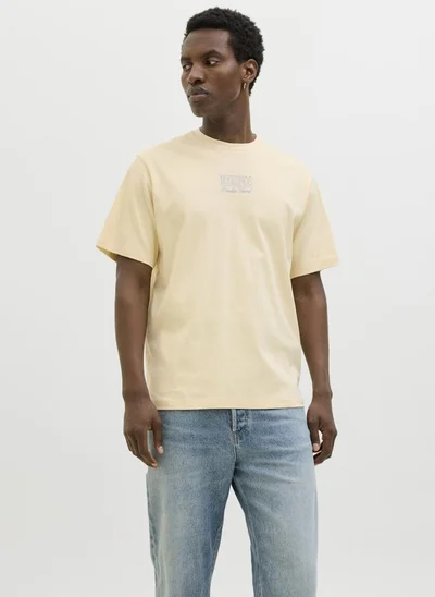 JACK & JONES Casual Printed Regular Fit T-Shirt