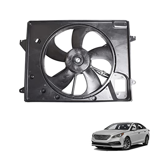 munirater Radiator Condenser Cooling Fan Replacement for 2015-2017 Sonata 2.4L HY3115151 25380C2000 - Image 1
