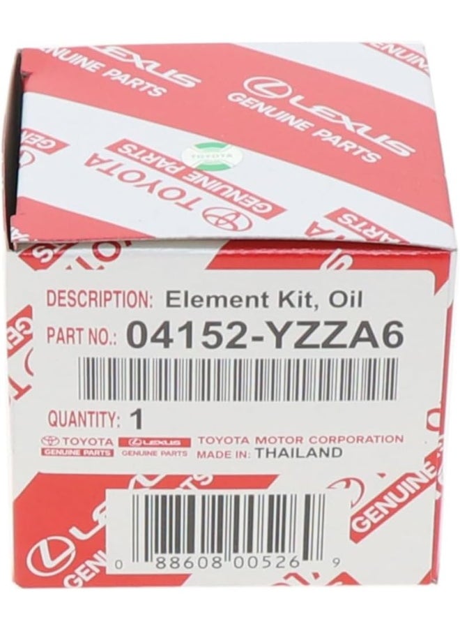 TOYOTA Genuine Toyota 04152-YZZA6 Replaceable Oil Filter Element  - Image 1