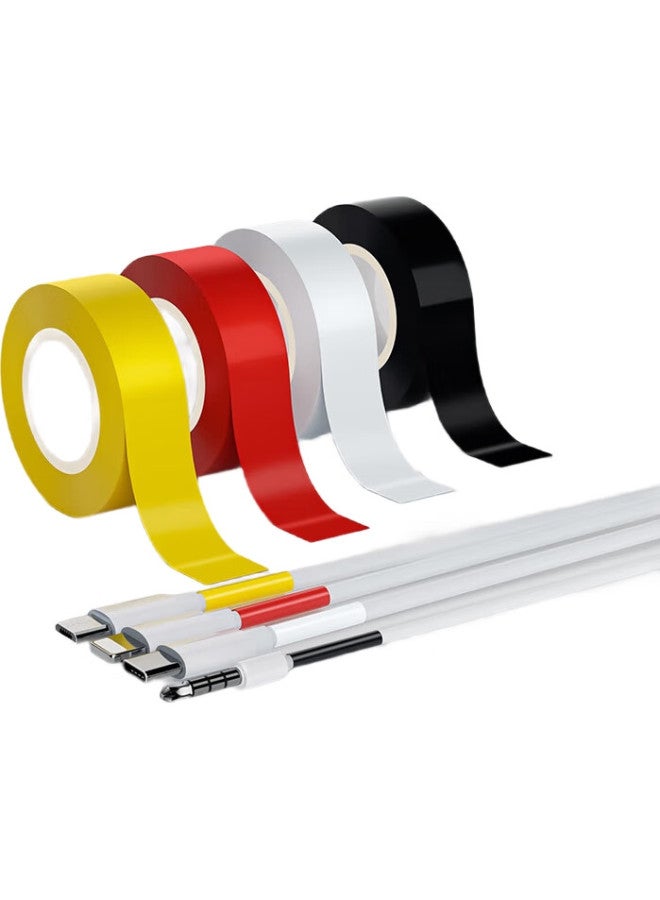 Miloch Mileqi Electrical Tape Pvc Insulation Tape, Waterproof, Moisture-Proof, Low Temperature Resistant, Red, 18Mm Wide * 10 Meters Long [5 Rolls] - Image 3