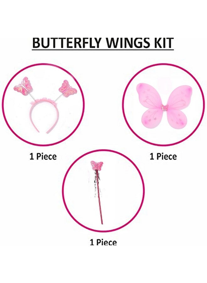 BabyMoon Butterfly Fairy Angel Costumes Baby Wings Photography Props - Set of 3 - Image 5