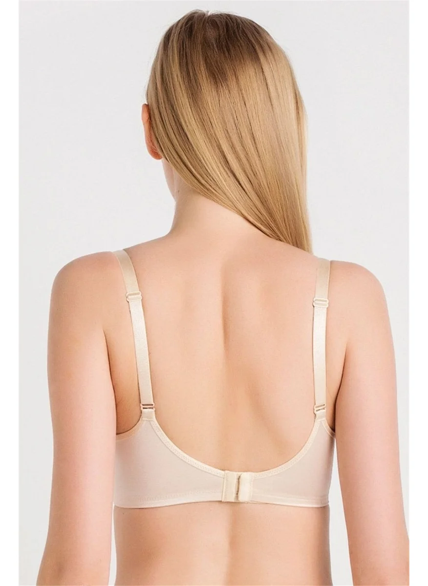 Magic Form 5738 Women's Tension Plain Fabric Thin Sponge Fully Covered Gain Bra
