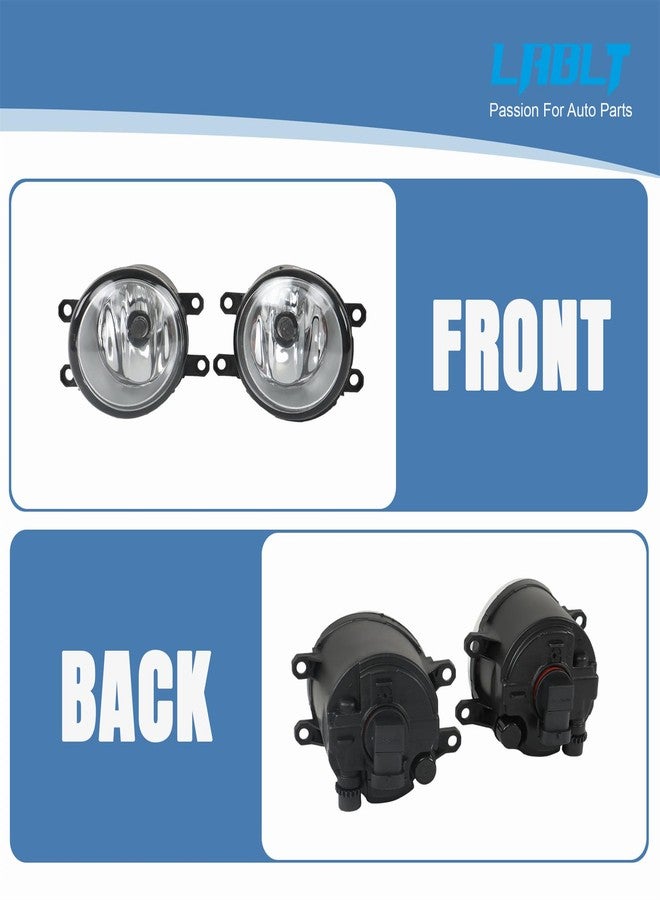 LABLT Projector Fog Lights Bumper Driving Lamps w/Switch Assembly Driver & Passenger Fit for 2010-2011 Toyota Camry - Image 2