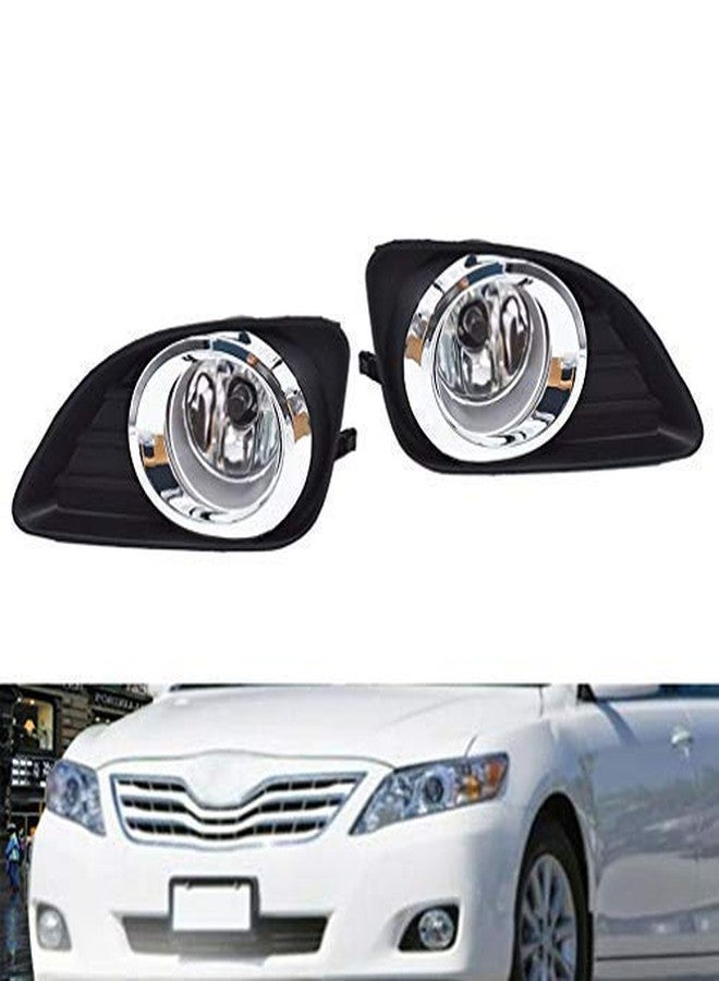 LABLT Projector Fog Lights Bumper Driving Lamps w/Switch Assembly Driver & Passenger Fit for 2010-2011 Toyota Camry - Image 1