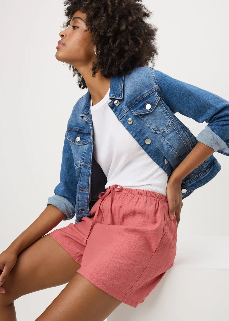 Matalan Pink Textured Shorts