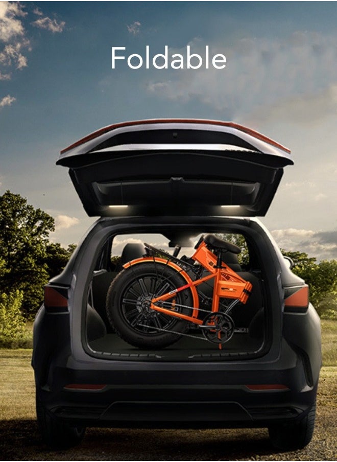 ENGWE - ENGWE EP-2 Pro Fast Long Duration Electric Folding Bike 750W Black - Image 1