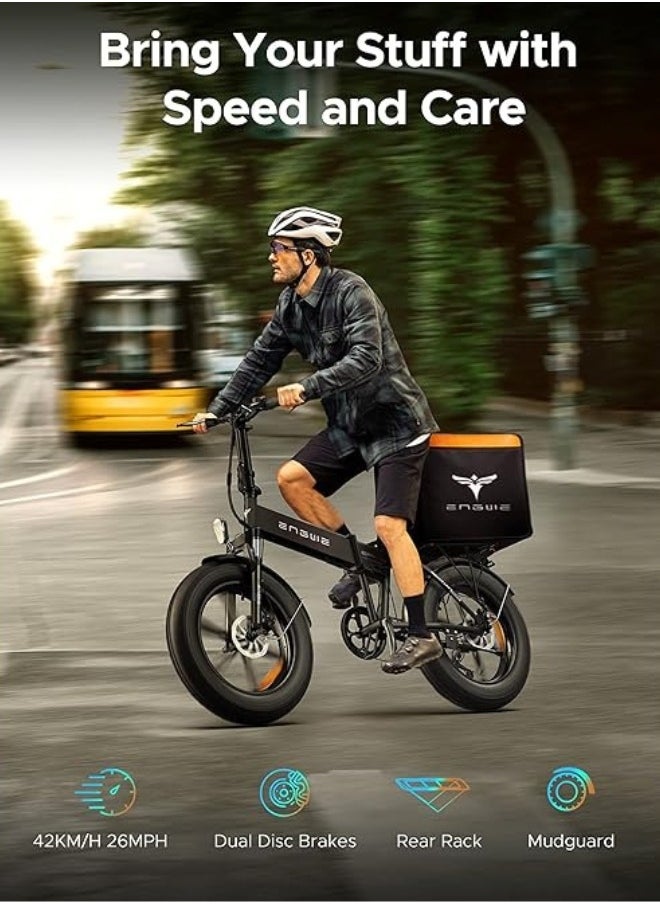ENGWE - ENGWE EP-2 Pro Fast Long Duration Electric Folding Bike 750W Black - Image 1