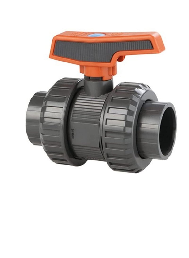 تجهيزات أنابيب إمدادات المياه الثقيلة من Cepex PVC لحمام السباحة والزراعة والري واستخدام السباكة التجارية (63 مم ، صمام الاتحاد الكروي) - Image 2