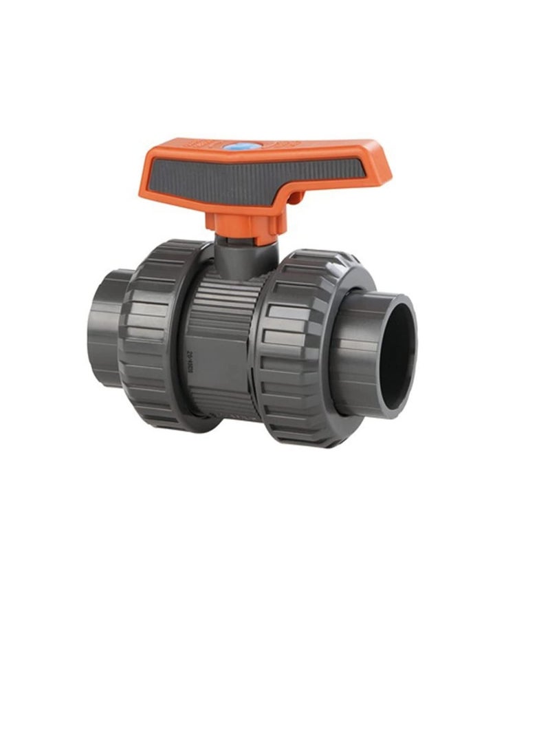 تجهيزات أنابيب إمدادات المياه الثقيلة من Cepex PVC لحمام السباحة والزراعة والري واستخدام السباكة التجارية (63 مم ، صمام الاتحاد الكروي) - Image 3