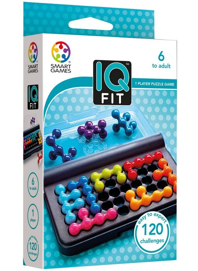 SmartGames سلسلة Iq Bundles 3D: Iq Puzzler Pro وIq Fit 240 تحديات للأعمار من 6 سنوات للبالغين - Image 5
