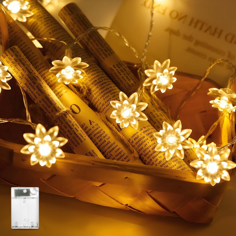 Home Icon أضواء زينة مزخرفة مزدوجة الطبقات - 3م، 30LED، تعمل بالبطارية لشجرة عيد الميلاد، غرفة النوم، الزفاف، الحفلات، تزيين الحدائق - Image 1