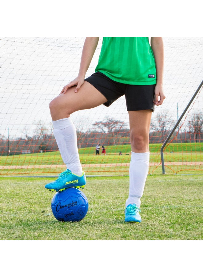 Champion Sports Champion Sports Extreme Series Soccer Ball, Size 3 - Youth League, All Weather, Soft Touch, Maximum Air Retention - Kick Balls for Kids Under 8 - Competitive and Recreational Futbol Games, Blue - Image 5