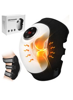 SYOSI Knee Massager Cordless Knee Massager with Vibration and Infrared Heating Function Red Light Electric Knee Massager 3 Adjustable Vibrations Air Pressure and Heating Modes 5 Levels of Timing  - Image 1