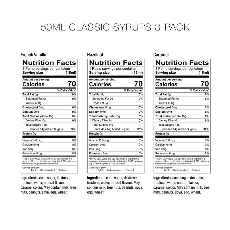 Amoretti Premium Syrups Classic 3 Pack (750ml) - Image 3