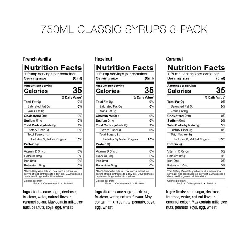 Amoretti Premium Syrups Classic 3 Pack (750ml) - Image 4