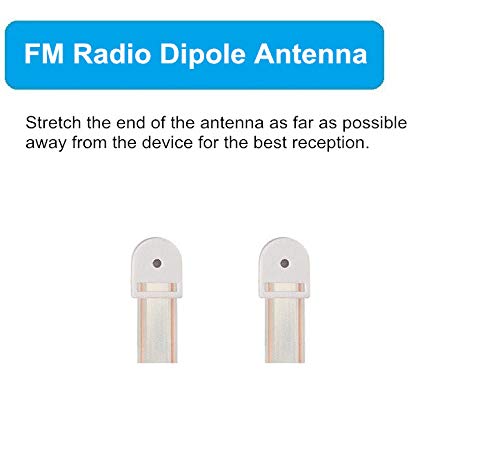 Ancable FM Antenna for Bose Wave Radio, Ancable F Type Ant with 3.5mm to Coaxial Adapter - Image 3