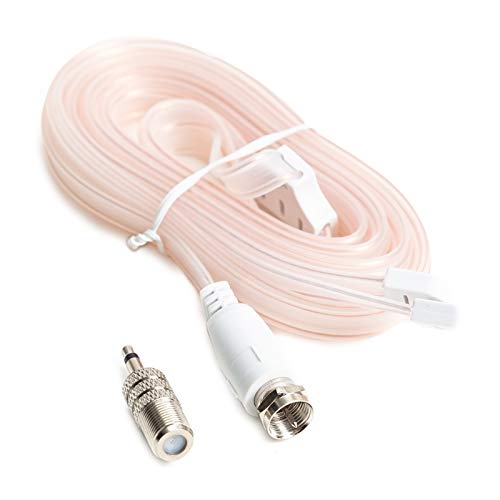 Ancable FM Antenna for Bose Wave Radio, Ancable F Type Ant with 3.5mm to Coaxial Adapter - Image 1