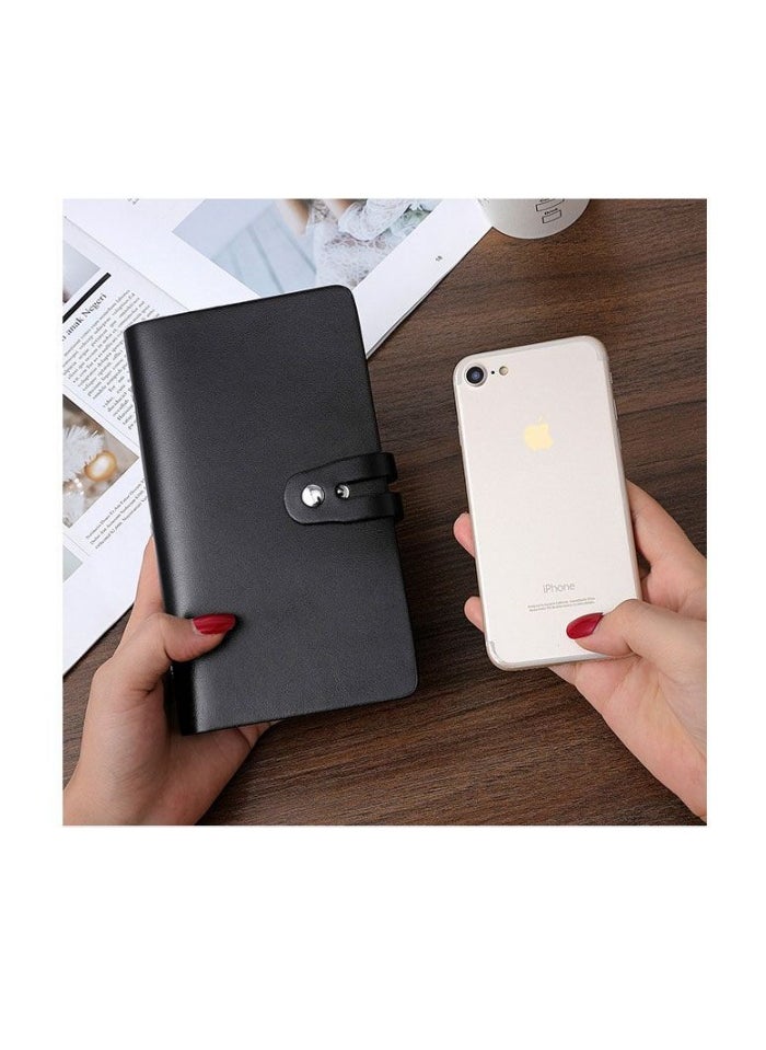 Generic Credit Card Holder Business Card Organizer Business Card Holder, with 96 Card Slots Credit Card Protector for Managing Your Different Cards to Prevent Loss or Damage  - Image 4