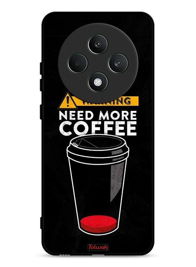 Tolwak Oppo Reno12 F 5G Protective Case Cover Need More Coffee - Image 1