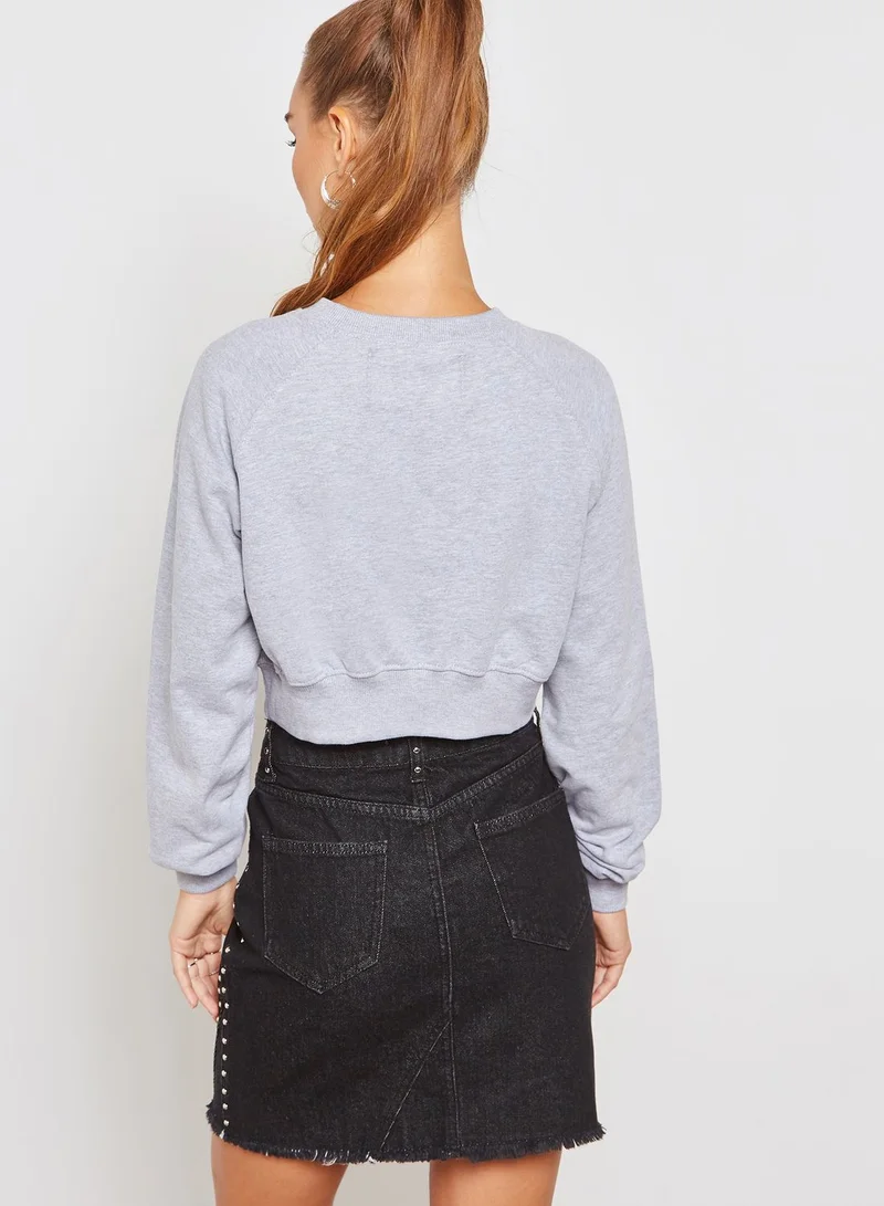 Missguided MG Barbie Cropped Jumper