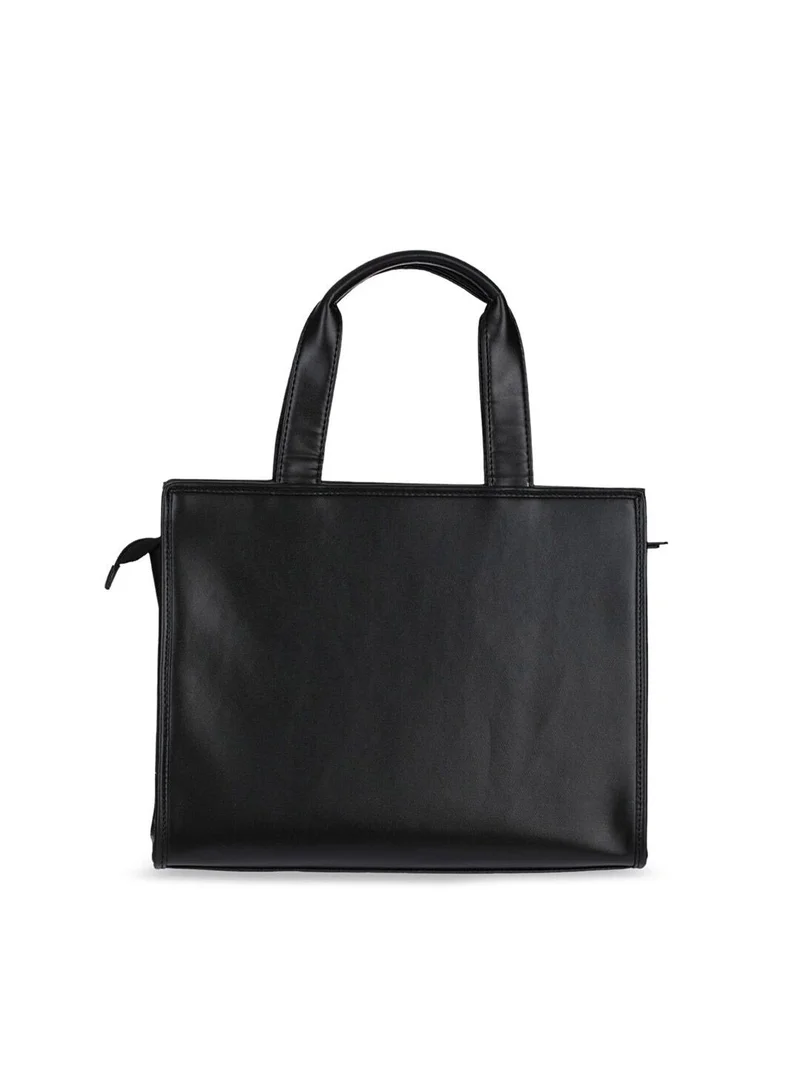 Priyaasi Black Tribal Naari Digital Print Tote Bag