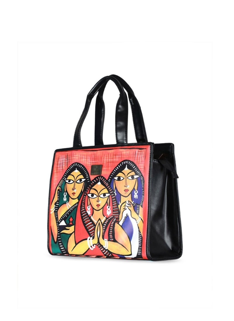 Black Tribal Naari Digital Print Tote Bag - pzsku/ZAA2E57B7451267C1F314Z/45/_/1741093565/8d2471f5-506b-468c-9f3e-ea94393b9d86