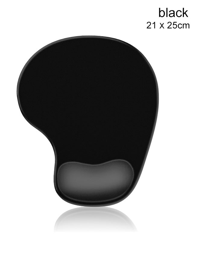 Silicone Wrist Rest Mouse Pad, Ergonomic Mouse Pad with Wrist Support, Wrist Protection Mouse Mat for Office Work Gaming Computer Laptop, Comfortable Pain Relief - Image 2