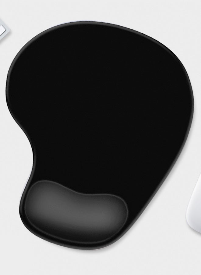 Silicone Wrist Rest Mouse Pad, Ergonomic Mouse Pad with Wrist Support, Wrist Protection Mouse Mat for Office Work Gaming Computer Laptop, Comfortable Pain Relief - Image 1