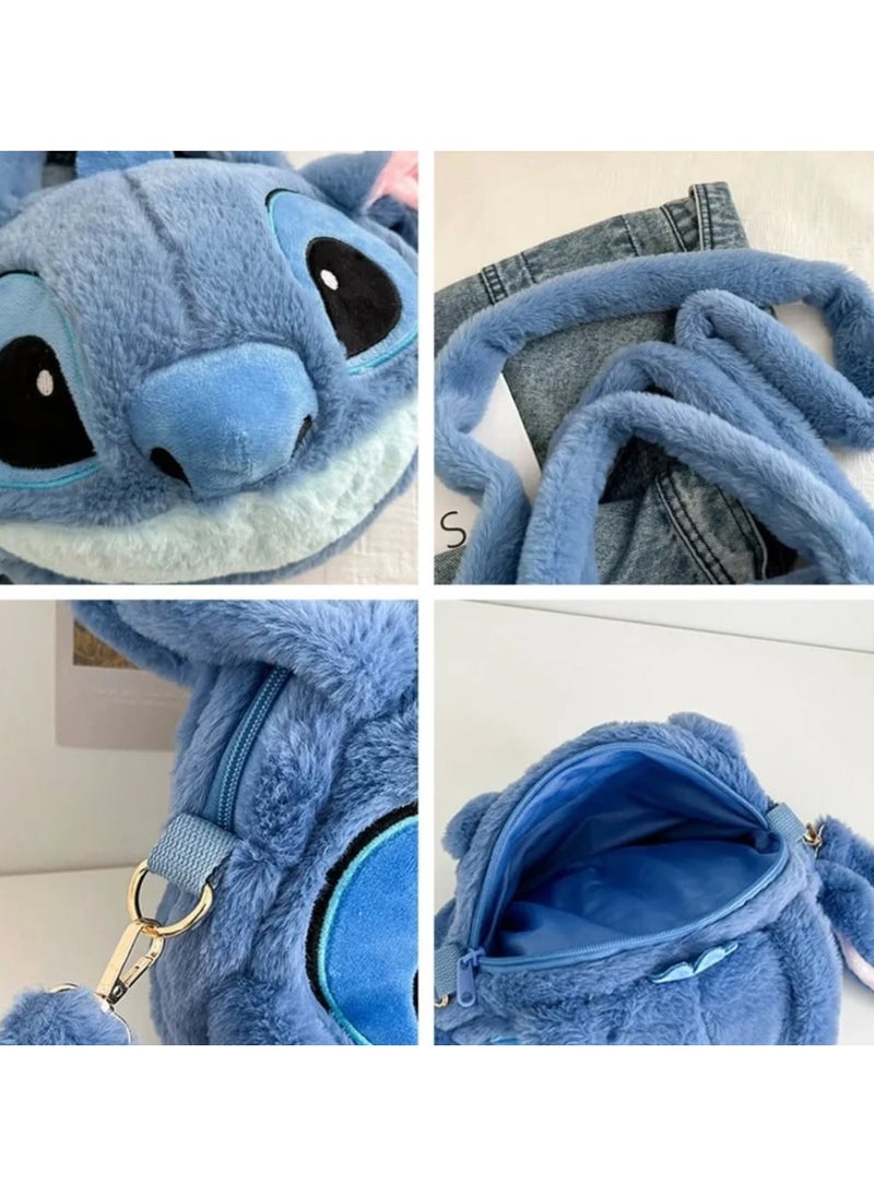 Generic - Plush Bag Shoulder Bag for Children, Plush Bag for Children, Children's Handbag Made of Plush Cute Shoulder Bag - Image 1