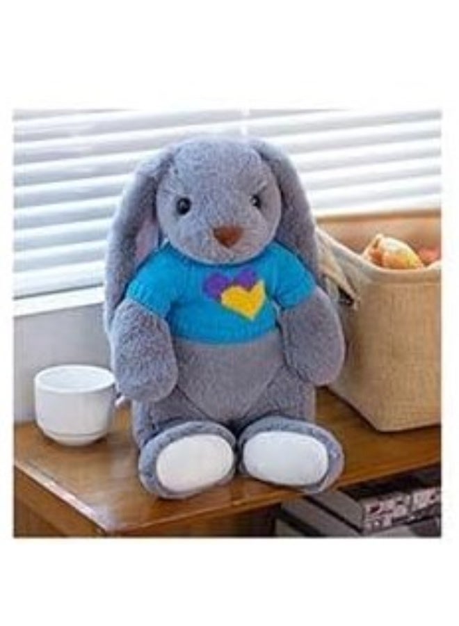 Rabbit Plush Toy for Kids with Sweaters 40 cm - Image 1