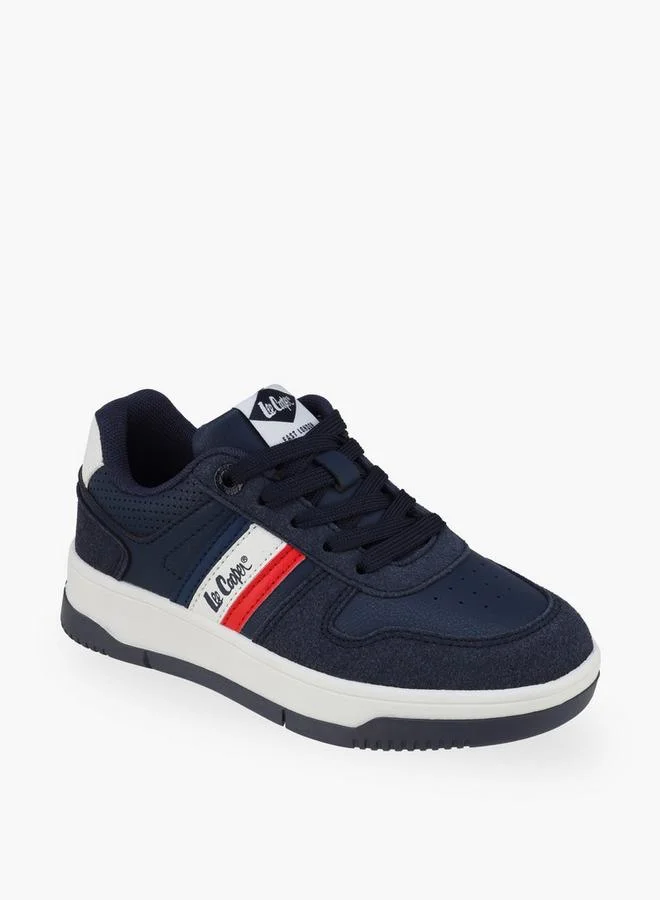 لي كوبر Boys Lace-Up Ankle Sneakers