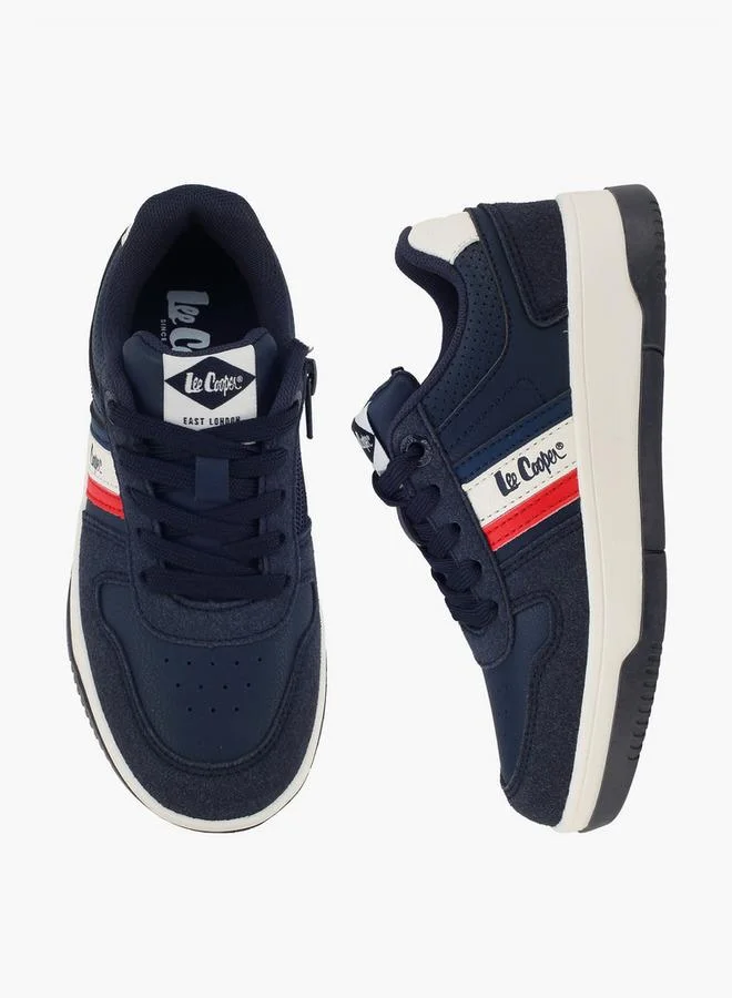 لي كوبر Boys Lace-Up Ankle Sneakers