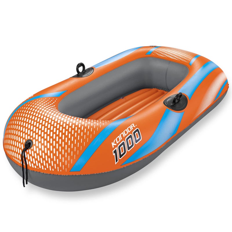 H2O Go قارب H2OGO كوندر 1000 411 × 33 للأطفال والمراهقين برتقالي أزرق سعة وزن 120 رطل - Image 2