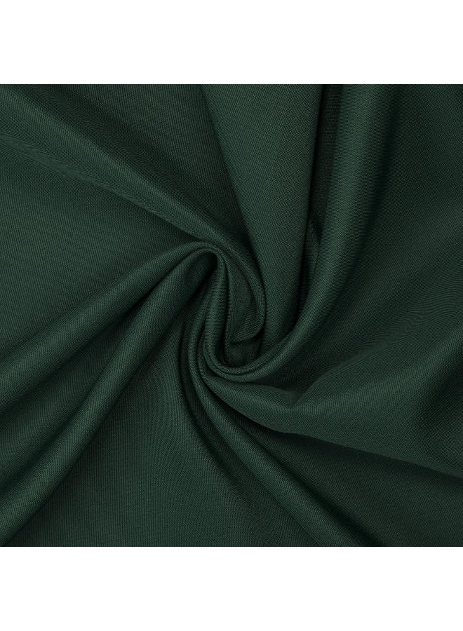 Gee Di Moda Round Tablecloth - 90 Inch Hunter Green Round Table Cloth for 30 to 60 Inch Round Tables - Heavy Duty Washable Fabric - for Buffet Table, Holiday Party, Dinner, Wedding & Baby Shower - Image 4